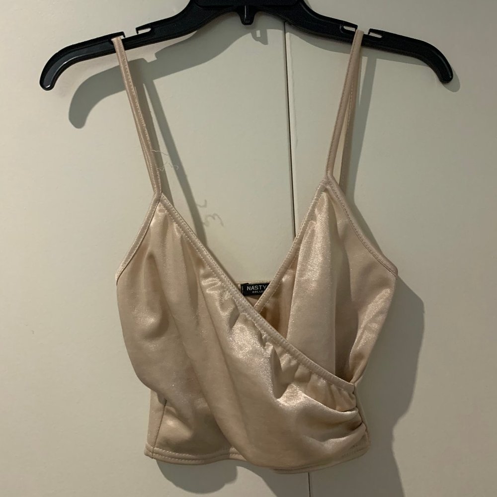 Nasty Gal stappy crop top